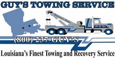 Tow Truck in Baton Rouge LA from Guy's Towing